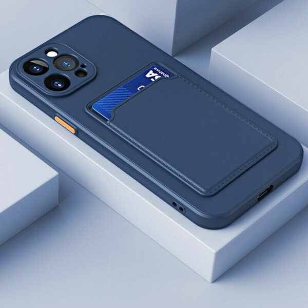 Card Holder Leather iPhone Case - Image 2