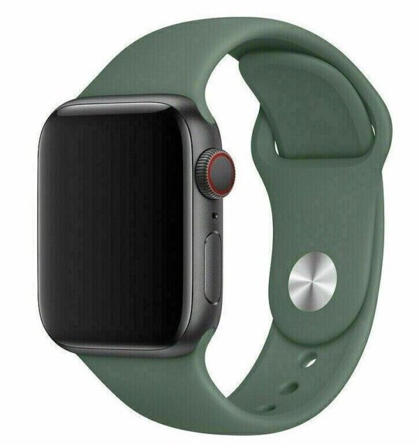 Silicone Watch Strap - Dark Green