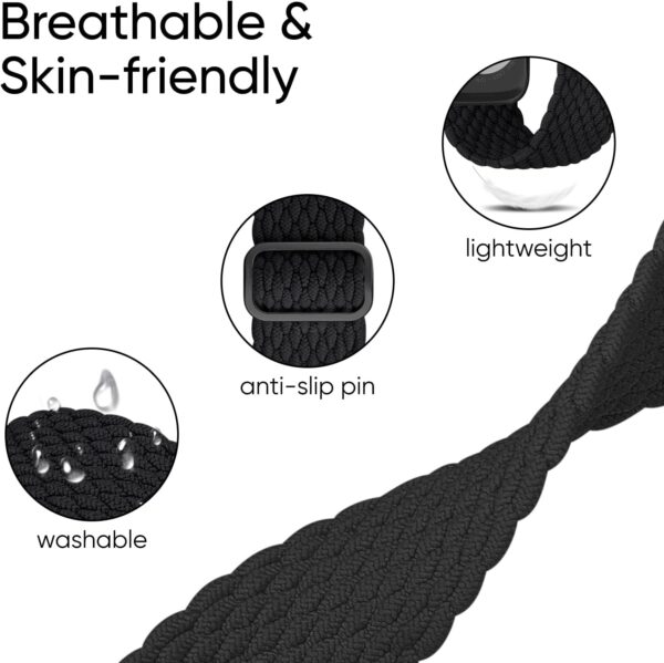 Braided Strap -  Onyx Blaze Trio - Image 4